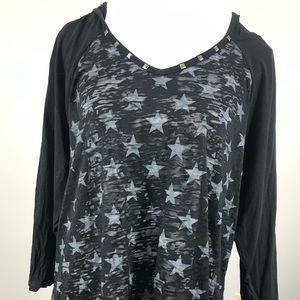 18/20 Lane Bryant lightweight hooded top